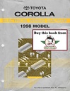 1998 Toyota Corolla ZZE110 OEM Shop Service Repair Electrical Wiring Diagram Manual