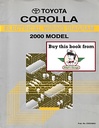 2000 Toyota Corolla ZZE110 OEM Shop Service Repair Electrical Wiring Diagram Manual