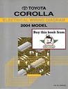 2004 Toyota Corolla ZZE130 OEM Shop Service Repair Electrical Wiring Diagram Manual