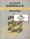 2006 Toyota Corolla ZZE130 ZZE131 OEM Shop Service Repair Electrical Wiring Diagram Manual