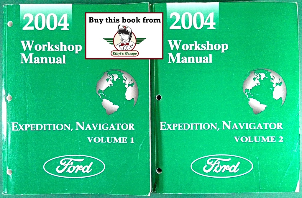 2004 Ford Expedition and Lincoln Navigator Workshop Manual Complete Set