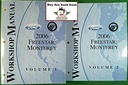 2006 Ford Freestar Mercury Monterey Original Factory Shop Service Workshop Repair Manual 2 Vol Set