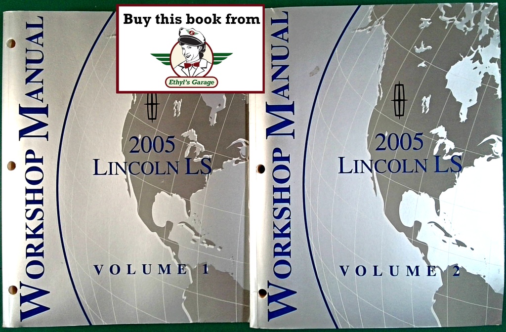 2005 Ford Lincoln LS Original OEM Factory Shop Service Workshop Repair Manual 2 Vol Set