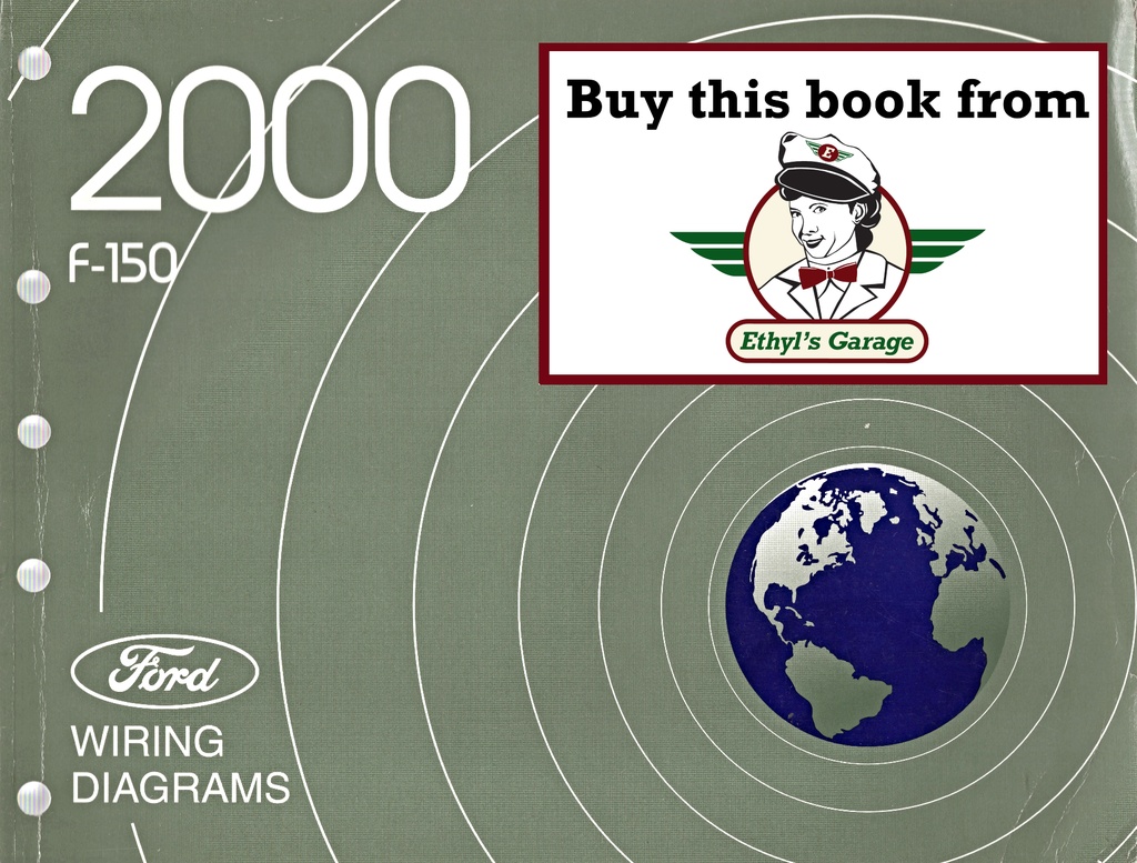 2000 Ford F-150 Pickup Factory Electrical Wiring Diagrams Manual