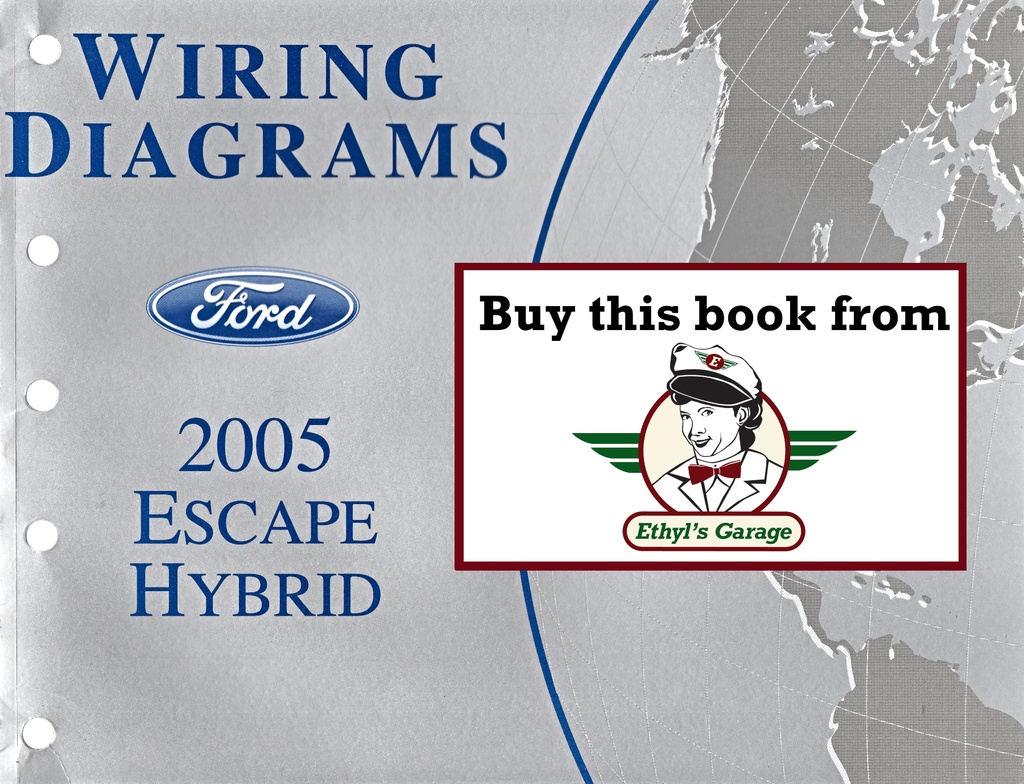 2005 Ford Escape Hybrid Electrical Wiring Diagrams Shop Service Repair Manual