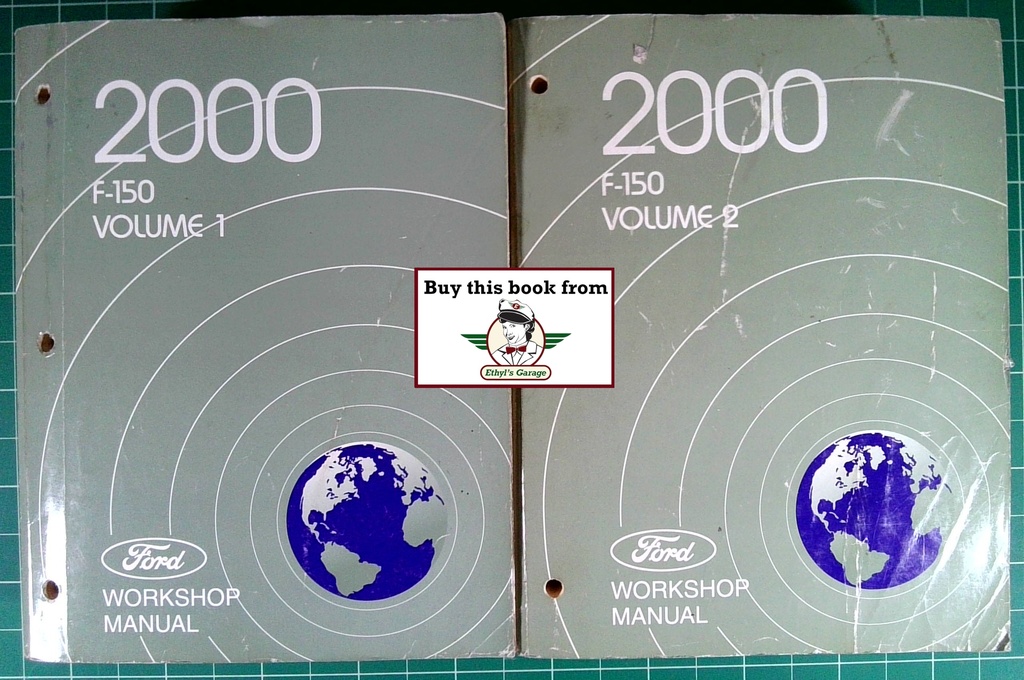 2000 Ford F-150 OEM Factory Shop Repair Service Workshop Manual Complete 2 Vol. Set