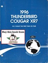 1996 Ford Thunderbird Mercury Cougar XR7 Car Original OEM Factory Shop Repair Service Manual
