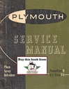 1955 Plymouth Shop Repair Maintenance Service Manual