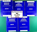 2002 Chrysler/Dodge Neon Service & Diagnostic Shop Manuals Complete 5 Vol. Set