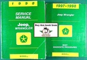 1998 Jeep Wrangler TJ Factory Shop Repair Service and Diagnostic Manuals Set