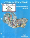 1991-2000 GM Hydra-Matic 4T60-E Automatic Transaxle Technician's Guide