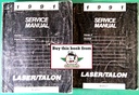 1991 Plymouth Laser Eagle Talon Shop Maintenance Repair Service & Electrical Manual 2 Vol. Set