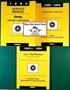 1994 Jeep Grand Cherokee Shop Repair Maintenance Diagnostic Service Manuals 3 Vol. Set