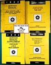 1994 Chrysler/Dodge/Eagle LHS New Yorker Concorde Intrepid Vision Shop Repair Maintenance Service & Diagnostic Manuals 4 Vol. Set