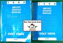 1988 Dodge/Plymouth Colt Vista Wagon Shop Maintenance Repair Service & Electrical Manual 2 Vol. Set