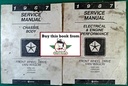 1987 Dodge Caravan & Ram Van, Plymouth Voyager Factory Shop Repair Service Manual Set