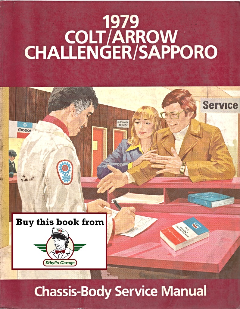 1979 Dodge/Plymouth Challenger/Sapporo/Colt/Arrow  Shop Maintenance Repair Service Manual