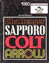 1980 Dodge/Plymouth Challenger/Sapporo/Colt/Arrow  Shop Maintenance Repair Service Manual