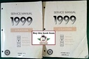 1999 Chevrolet Venture Pontiac Trans Sport/Montana Oldsmobile Silhouette Shop Repair Maintenance Service Manual Complete 2 Vol. Set