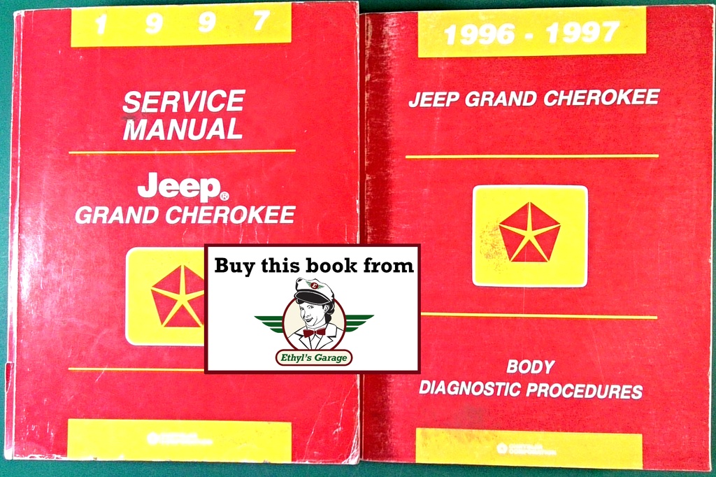 1997 ZJ Jeep Grand Cherokee Shop Repair & Diagnostic Service Manuals 2 Vol. Set