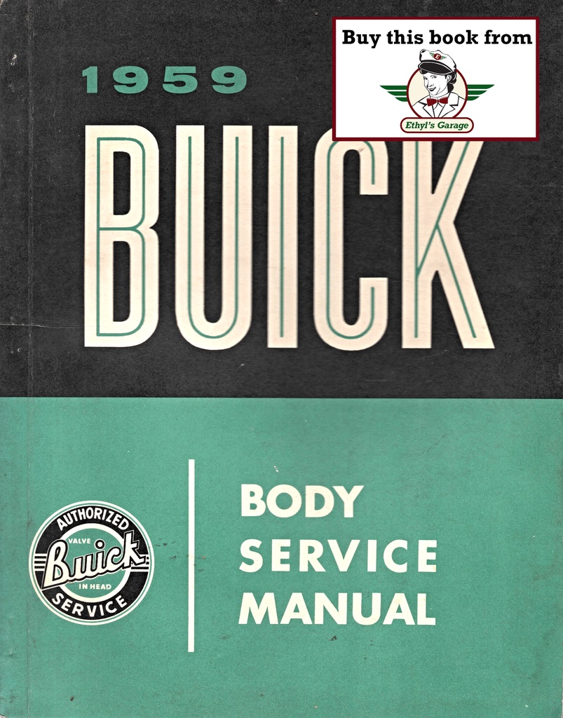 1959 Buick Factory Repair Maintenance Shop Body Service Manual