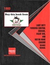 1993 GMC Forward Control Chassis, Value Van & Motorhome P3 & P/G Factory Shop Repair Service Manual