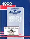 1992 Chevrolet Lumina APV Minivan U-Platform Shop Repair Maintenance Service Manual