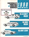1990 Chevrolet/Pontiac Celebrity/6000 Sedan/STE/Wagon A-Platform Shop Repair Maintenance Service Manual