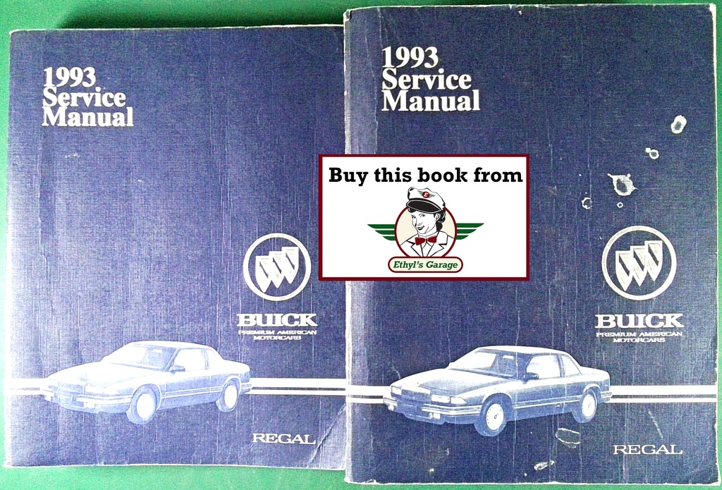 1993 Buick Regal OEM Factory Shop Service Repair Manual Set