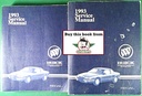 1993 Buick Regal OEM Factory Shop Service Repair Manual Set