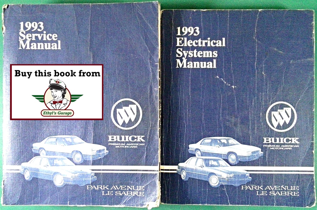 1993 Buick Le Sabre Park Avenue OEM Shop Service Repair Manual