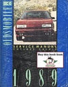 1989 Oldsmobile Cutlass Calais OEM Shop Service Repair Chassis Manual