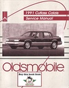 1991 Oldsmobile Cutlass Calais OEM Shop Service Repair Chassis Manual