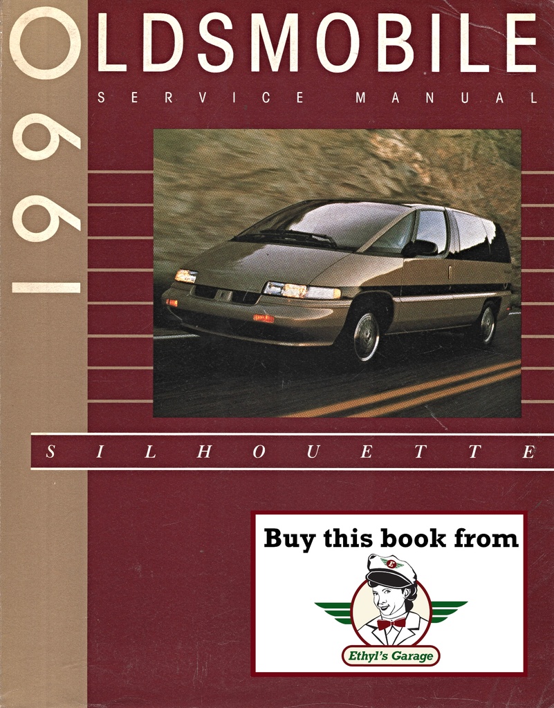 1990 Oldsmobile Silhouette OEM Factory Shop Service Repair Manual