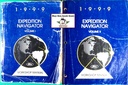 1999 Ford Expedition and Lincoln Navigator Original OEM Factory Shop Repair Service Workshop Manual Complete 2 Vol. Set