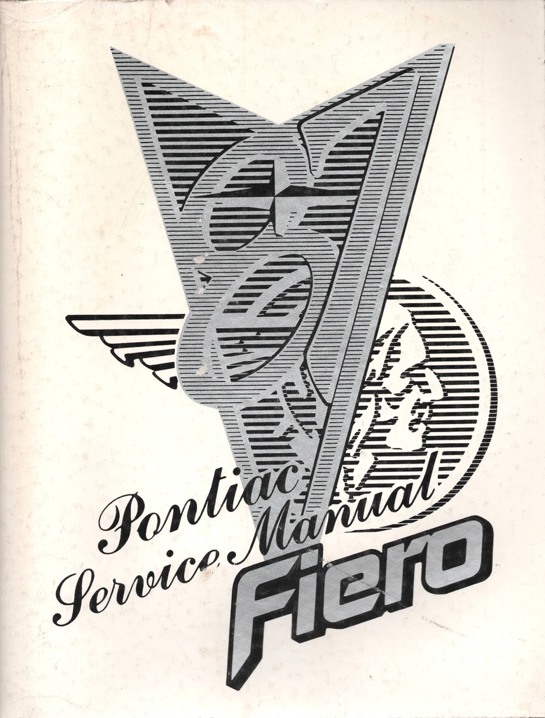 1987 Pontiac Fiero Factory OEM Shop Service Repair Manual