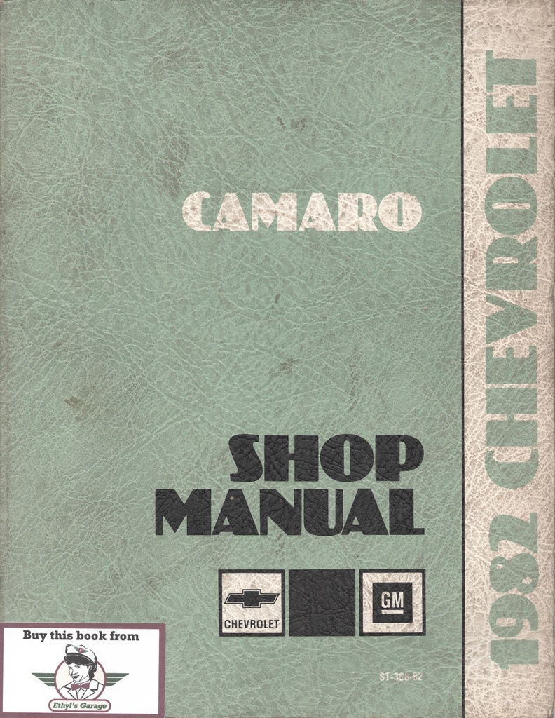 1982 Chevrolet Camaro Original OEM Factory Shop Service Repair Maintenance Manual
