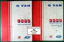 1994 Chevrolet/GMC G-Van, Chevy Van, Rally, Sportvan, Vandura Factory Shop Repair Service & Driveability Manuals 2 Vol. Set
