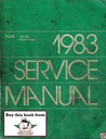 1983 Dodge 150–350 Ram Pickup Trucks and Ramcharger SUV 2x4 and 4x4 Shop Maintenance Repair Service Manual