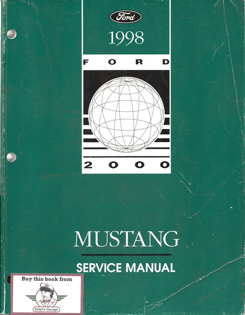 1998 Ford Mustang OEM Factory Shop Repair Service Manual