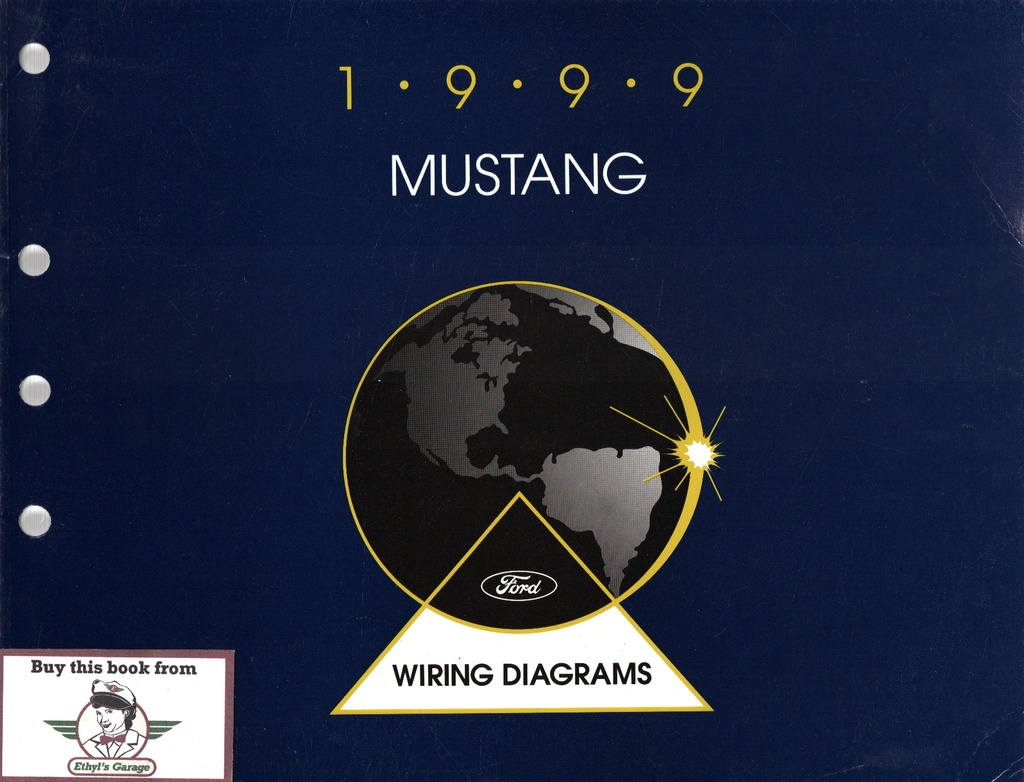 1999 Ford Mustang Factory Electrical Wiring Diagrams Manual