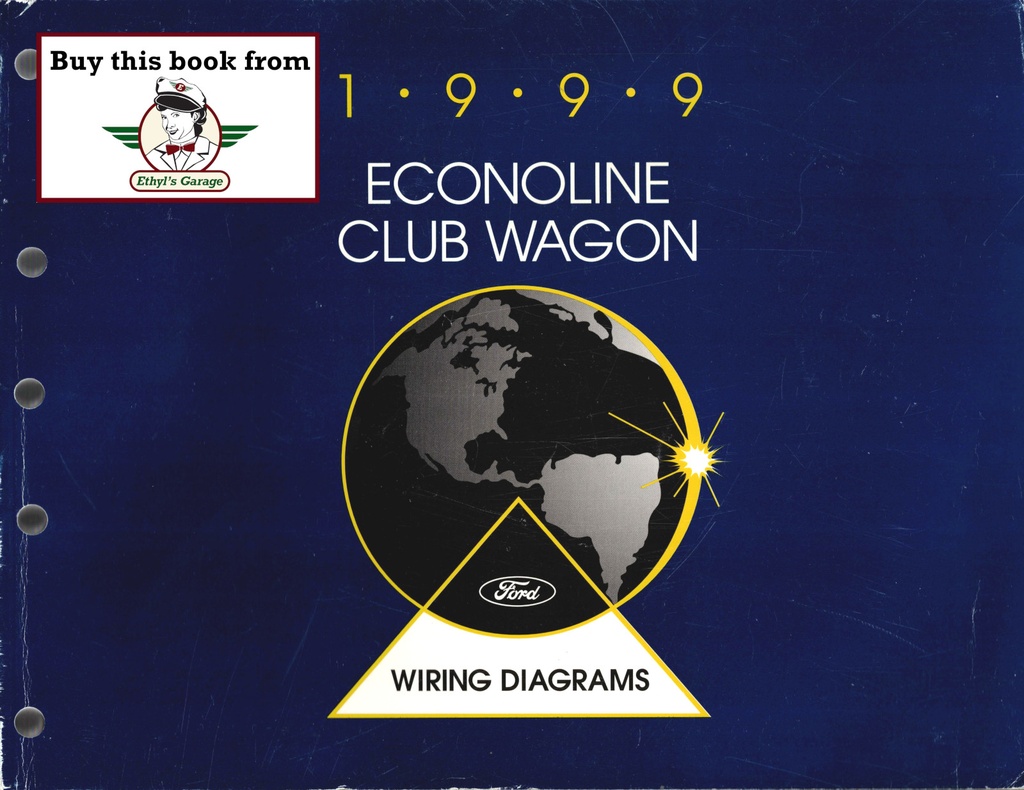 1999 Ford Econoline Van & Club Wagon Electrical Troubleshooting Wiring Diagrams Manual