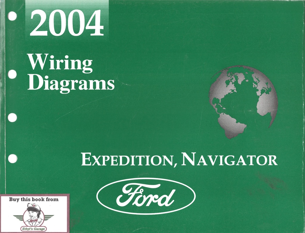 2004 Ford Expedition Lincoln Navigator OEM Factory Electrical Wiring Diagrams Manual