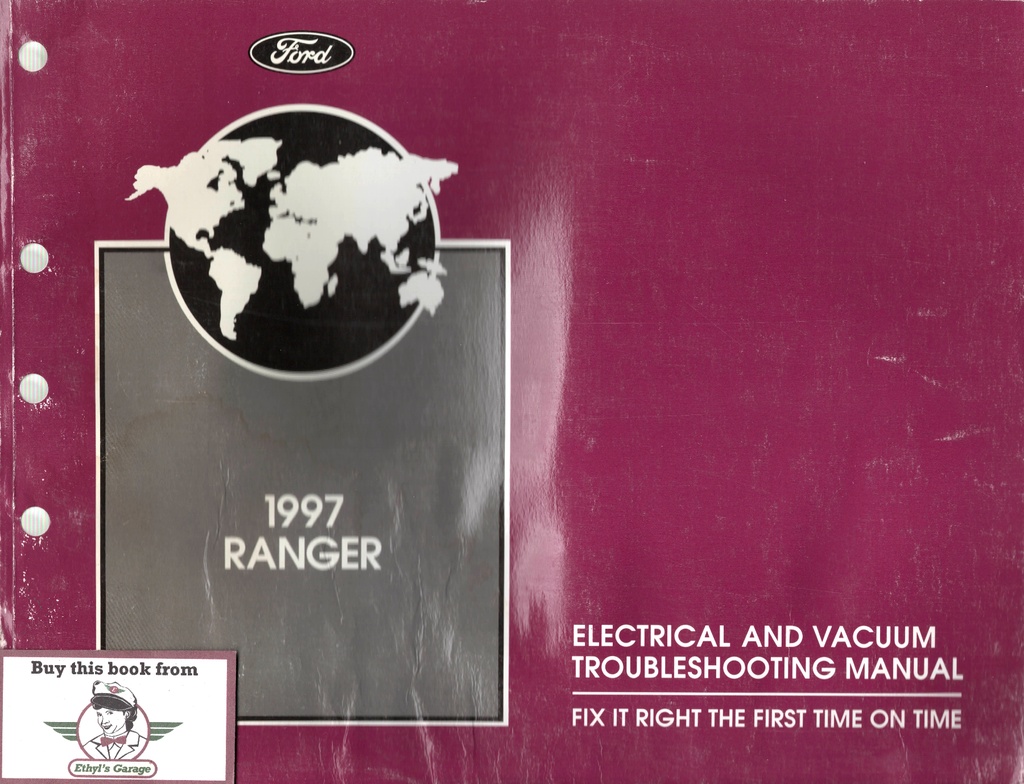 1997 Ford Ranger Factory Electrical & Vacuum Troubleshooting Wiring Diagrams Manual EVTM