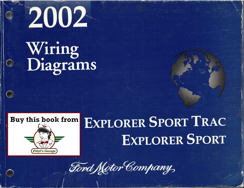2002 Ford Explorer Sport Trac, Ford Explorer Sport Factory Electrical Wiring Diagrams Manual