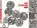1987 Ford Econoline Van & Club Wagon Factory Electrical Troubleshooting Wiring Diagrams Manual EVTM