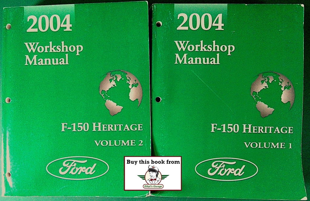 2004 Ford F-150 (F150) Heritage Pickup Factory Original OEM Shop Service Repair Workshop Manual Set