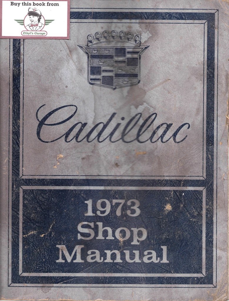 1973 Cadillac Shop Service Repair Manual
