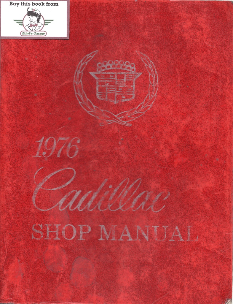 1976 Cadillac Factory Shop Service Repair Manual--All Models