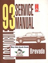 1993 Oldsmobile Bravada OEM Shop Service Repair Maintenance Manual